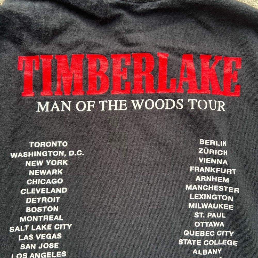 Black Graphic Tee - Justin Timberlake - Man of the Woods - Picture 8 of 10